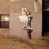 Smart Crew Sorta Recreated Banksy's Stencil After Sign Was "Stolen"